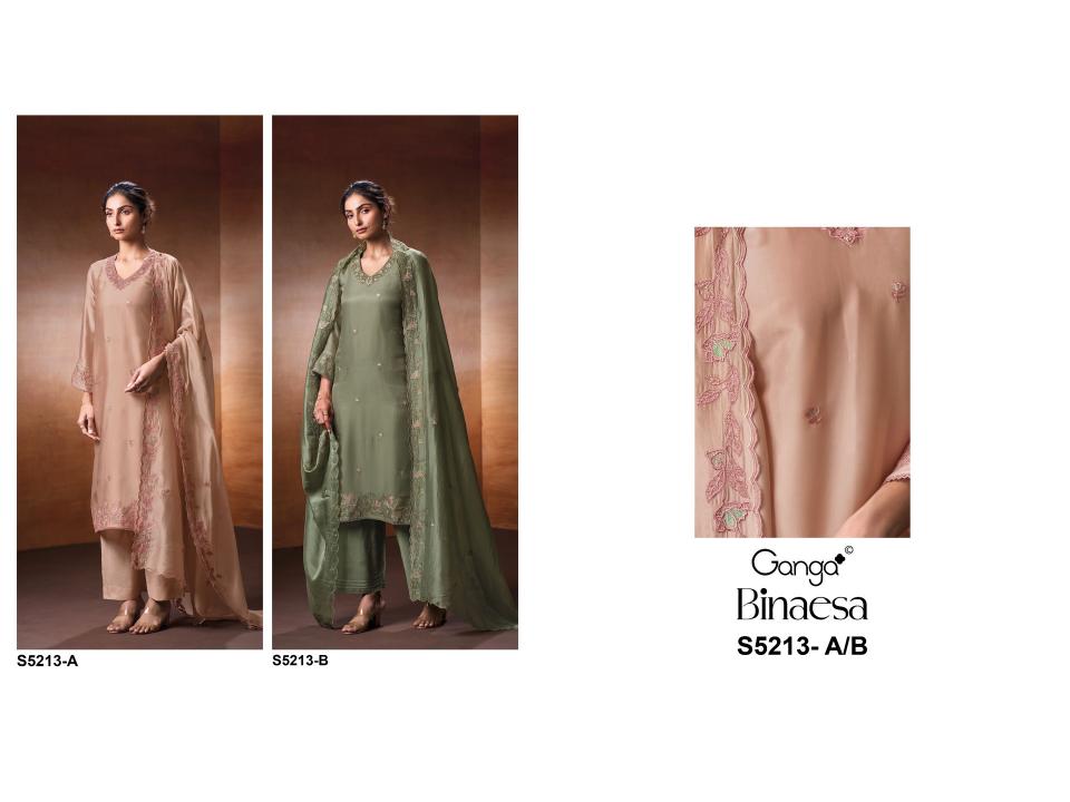 Ganga binaesa 5213 wholesale dress materials in chennai